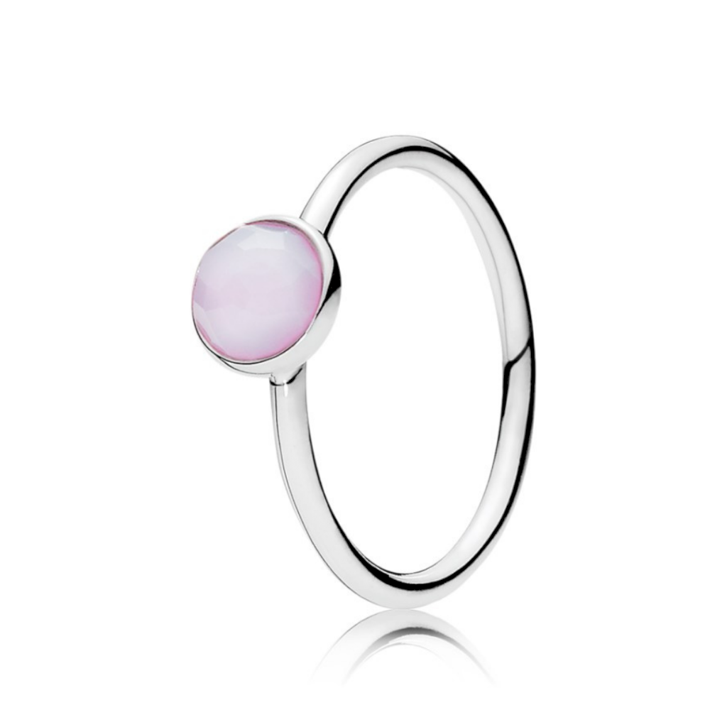 ANEL CIRCULO CRISTAL PAN - PRATA 925