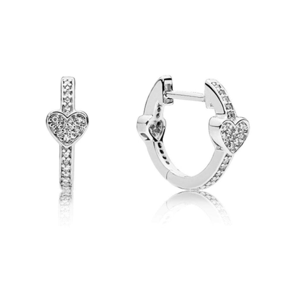 BRINCO ARGOLA CORAÇÃO PAN - PRATA 925