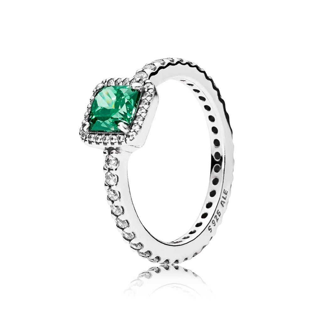 ANEL BELEZA ETERNA VERDE PAN - PRATA 925