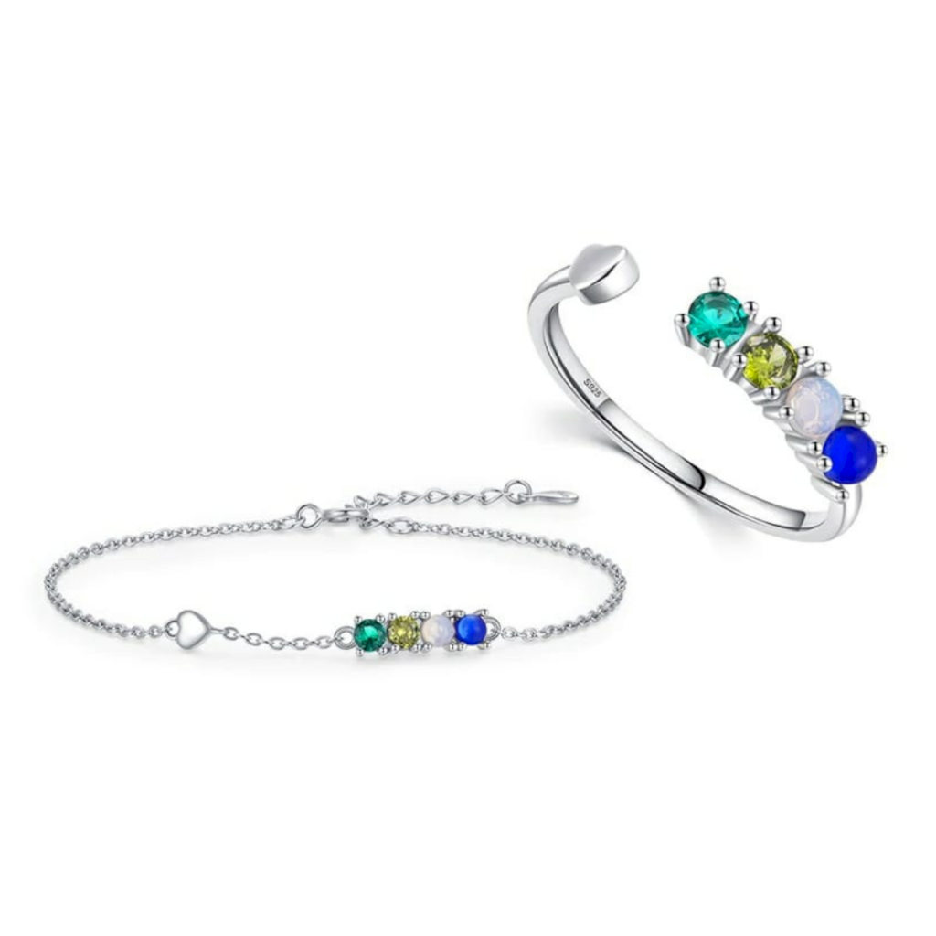 CONJUNTO PRECIOSIDADES - PRATA 925