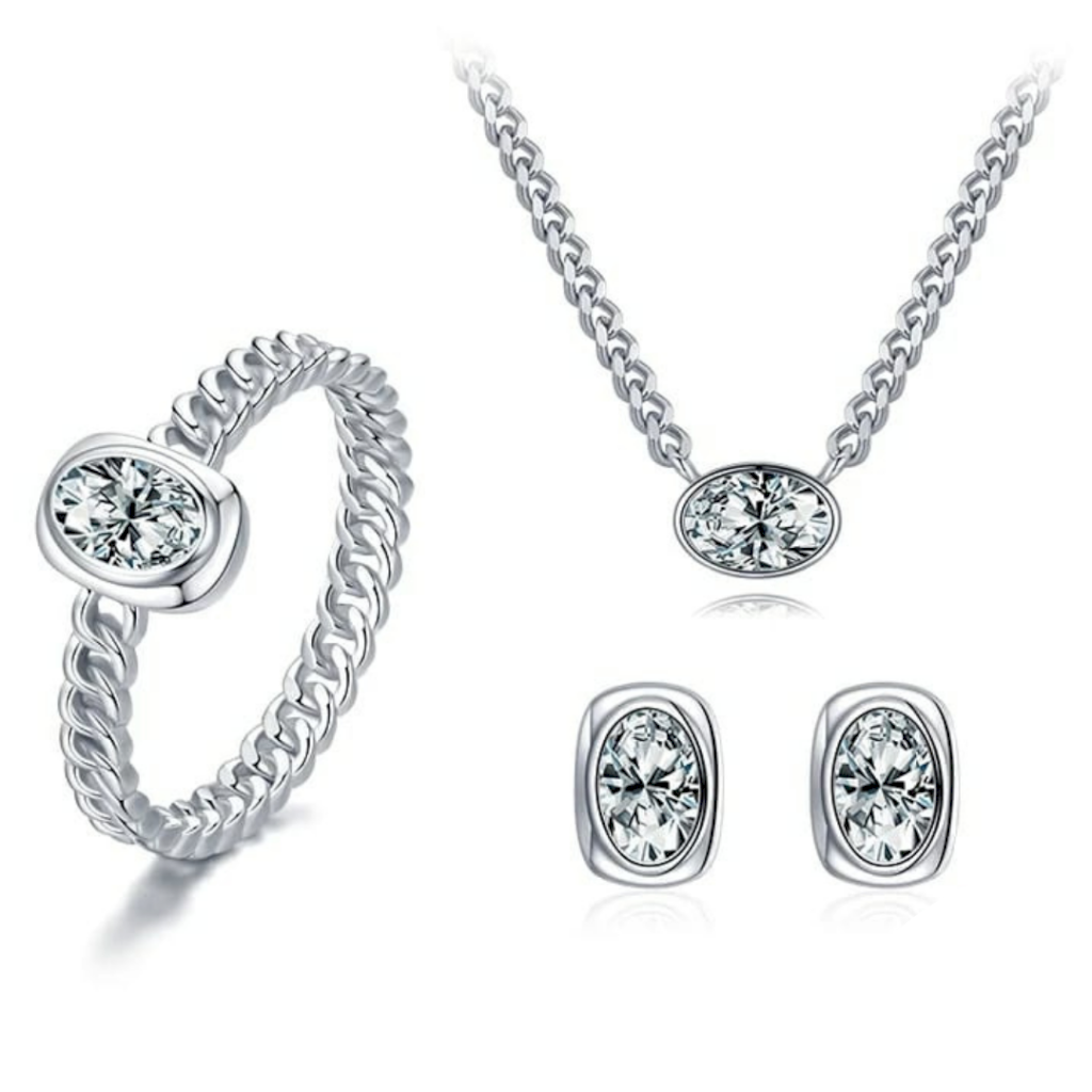 CONJUNTO ETERNITÀ - PRATA 925