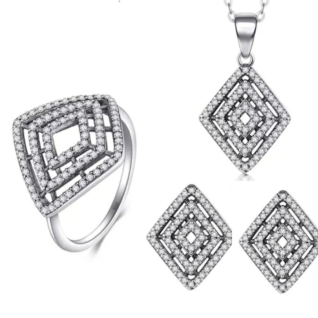 CONJUNTO BELLA - PRATA 925