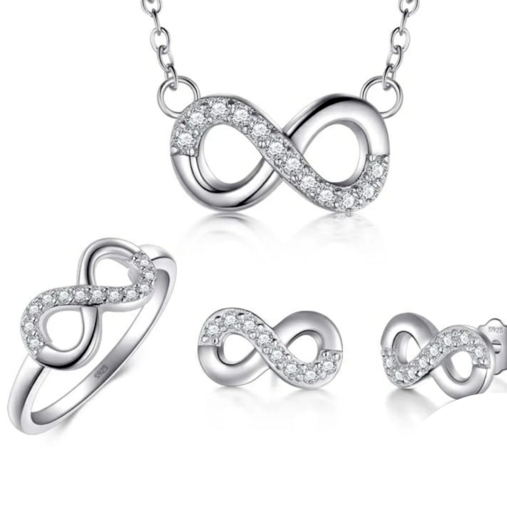 CONJUNTO INFINITO - PRATA 925