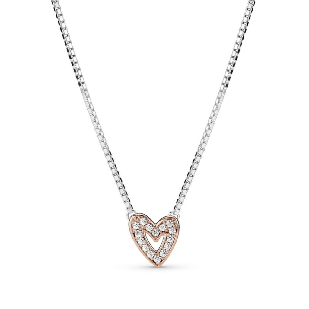 COLAR CORAÇÃO FREE PAN - PRATA 925