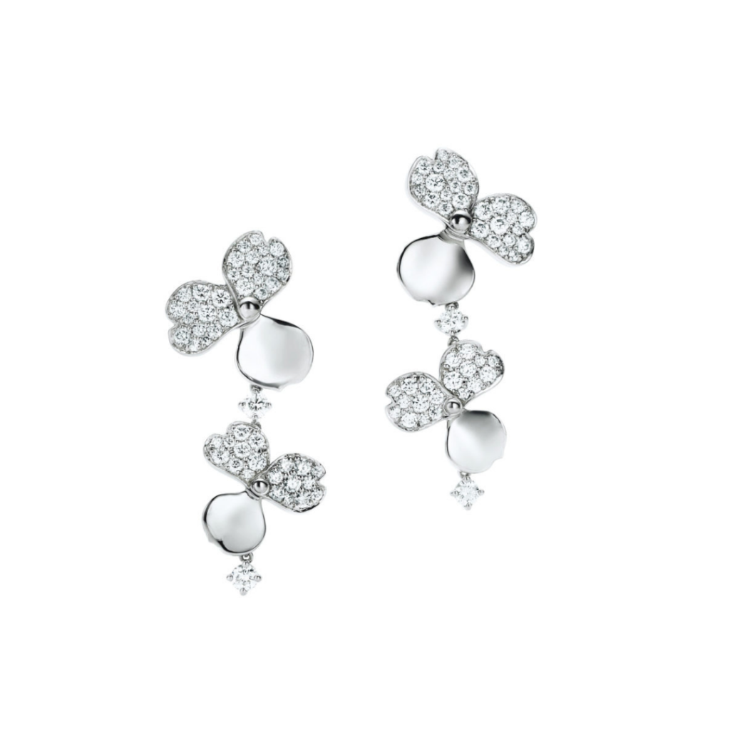 BRINCO FLOWERS TIFFA - PRATA 925