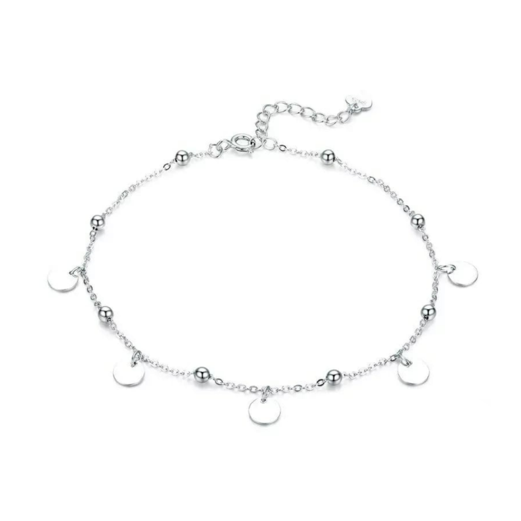 TORNOZELEIRA GEOMÉTRICA - PRATA 925