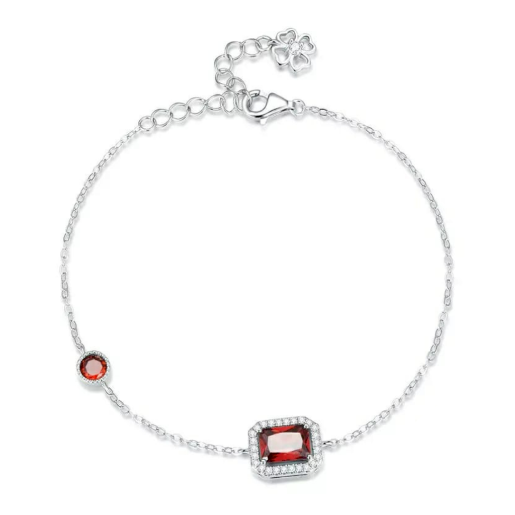 PUSEIRA RUBI - PRATA 925