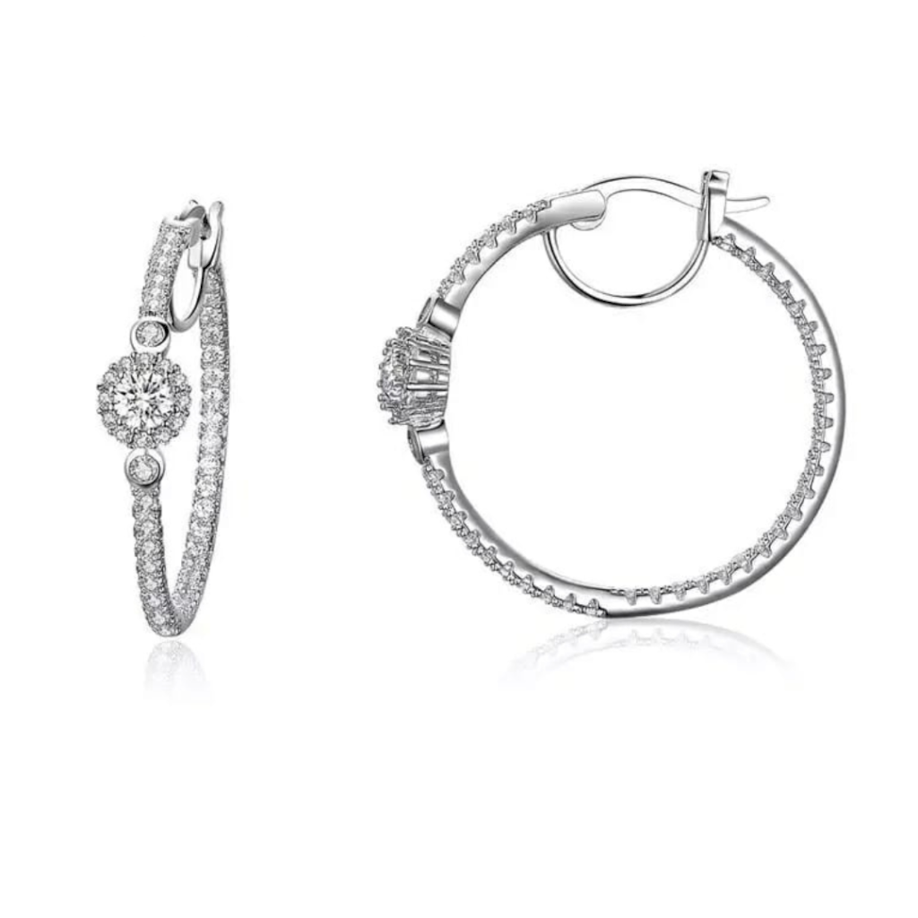 BRINCO ARGOLA - PRATA 925