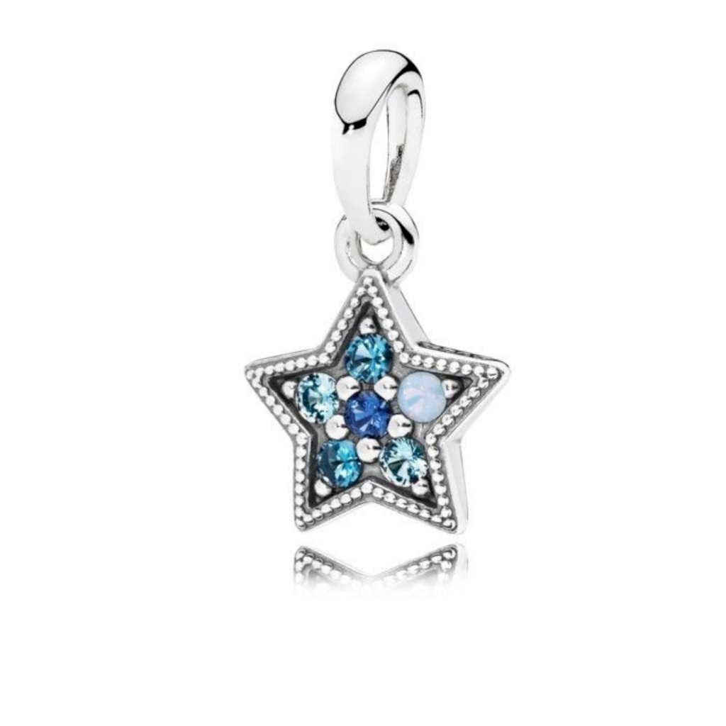 PINGENTE ESTRELA PARA COLAR PAND - PRATA 925