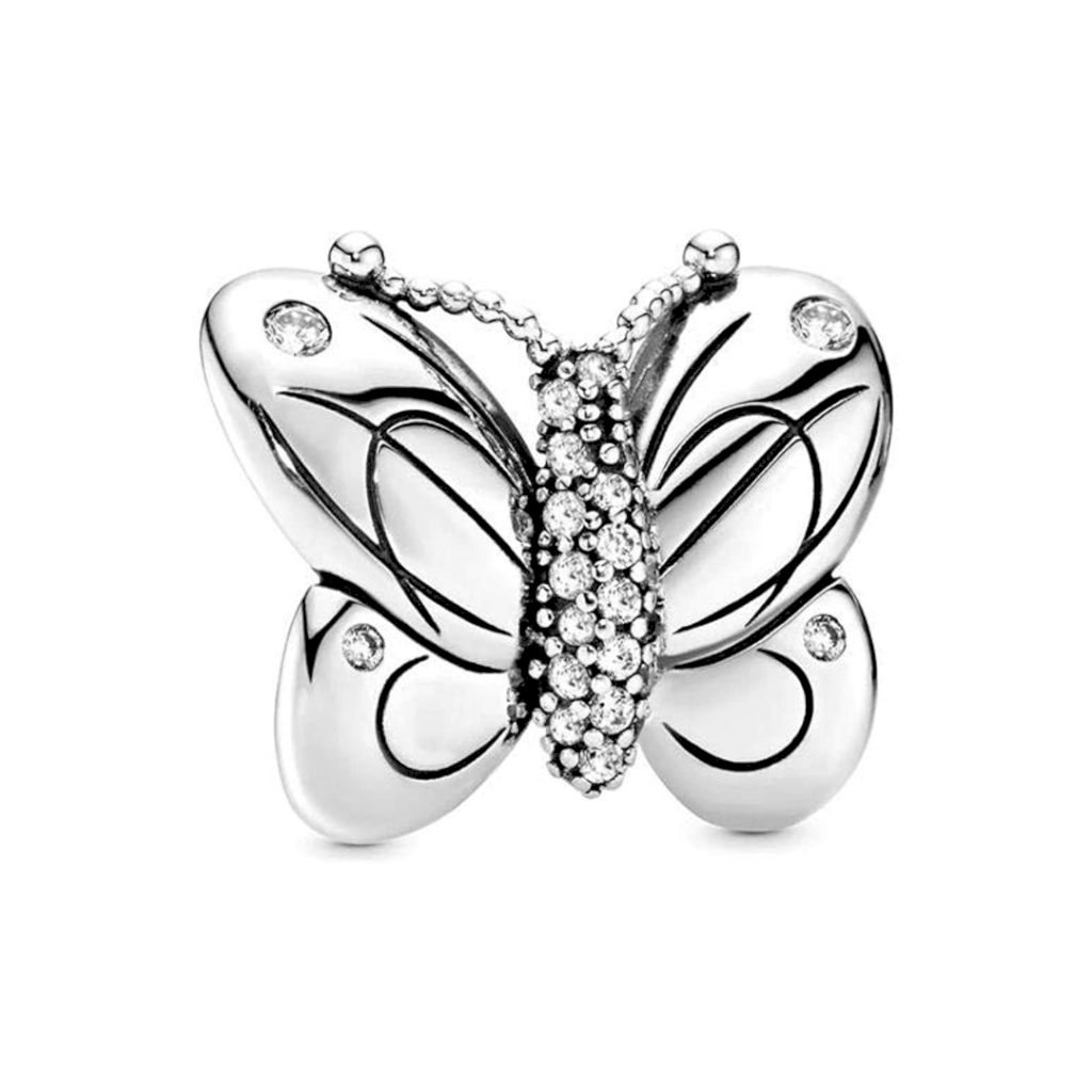 BERLOQUE BORBOLETA PAND - PRATA 925