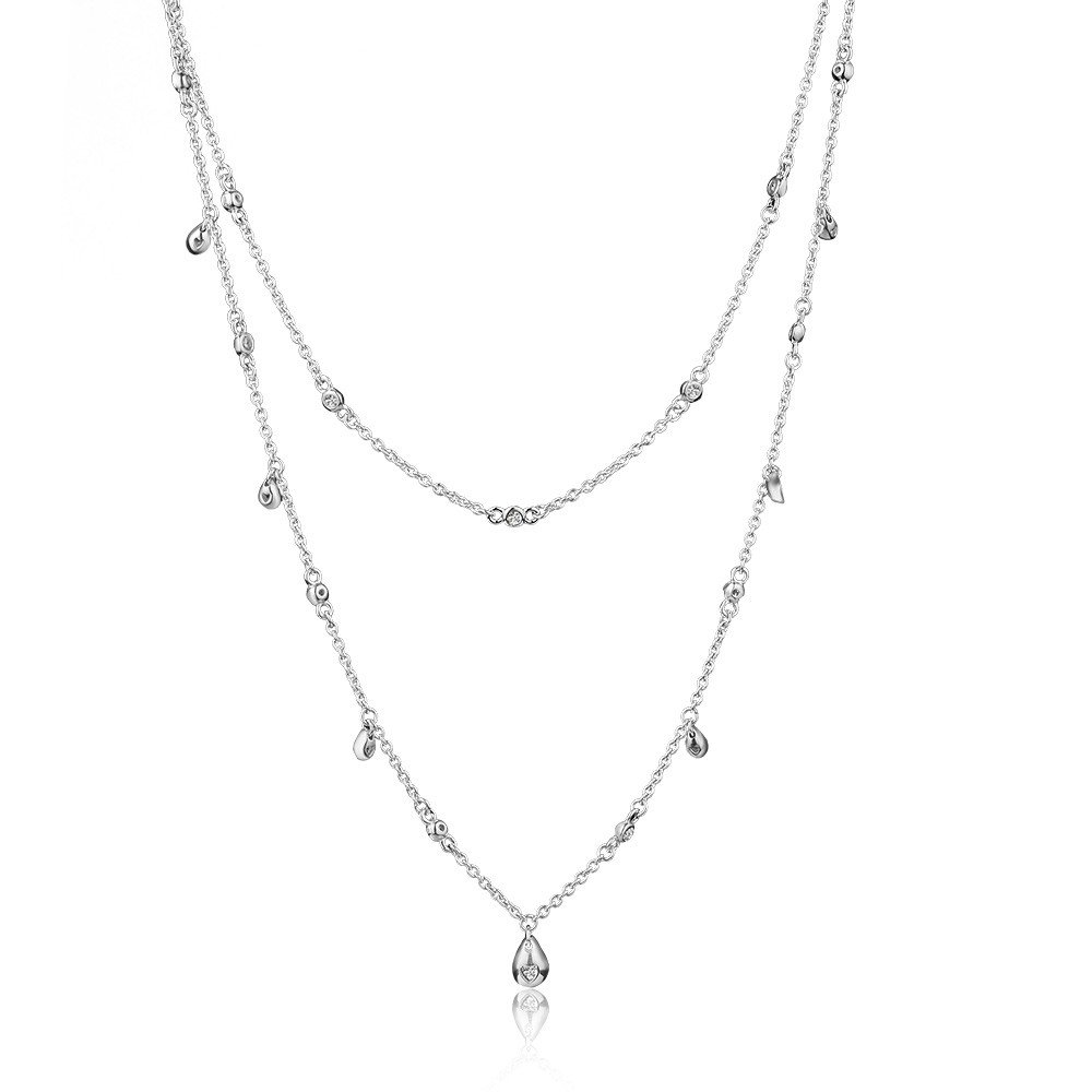 COLAR PAN DUAS CAMADAS - PRATA 925