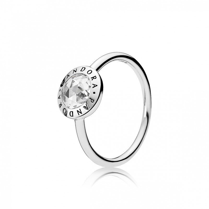 ANEL PEDRA BRILHANTE PAN - PRATA 925