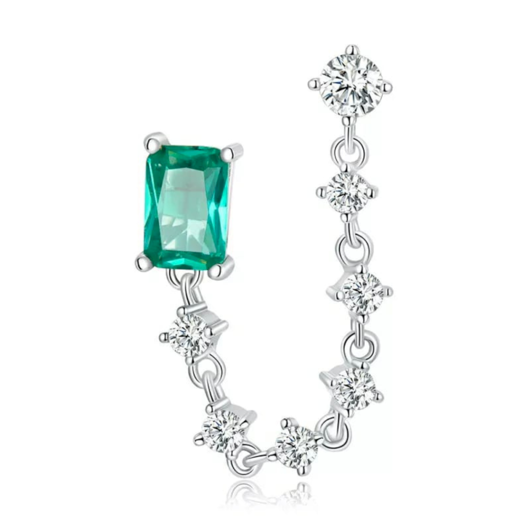 BRINCO 1 PEÇA LUXO - PRATA 925