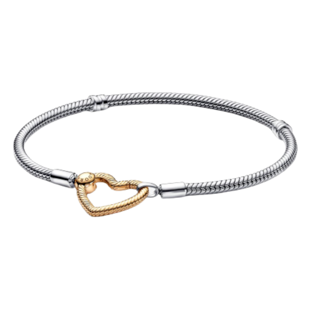 PULSEIRA COBRA COM FECHO PAN - PRATA 925