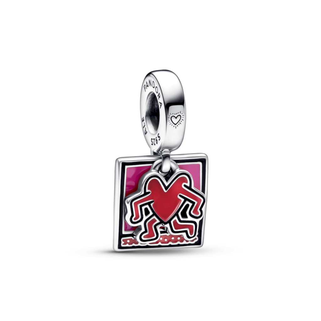 BERLOQUE CORAÇÃO DUPLO PAN - PRATA 925