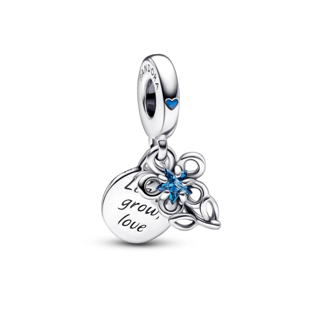 BERLOQUE FLOR DESABROCHANDO - PRATA 925