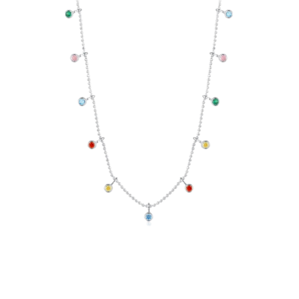 COLAR CORES - PRATA 925