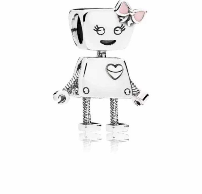 BERLOQUE ROBOZINHA PAND - PRATA 925