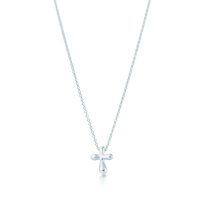 COLAR PENDENTE CRUZ TIFFA - PRATA 925