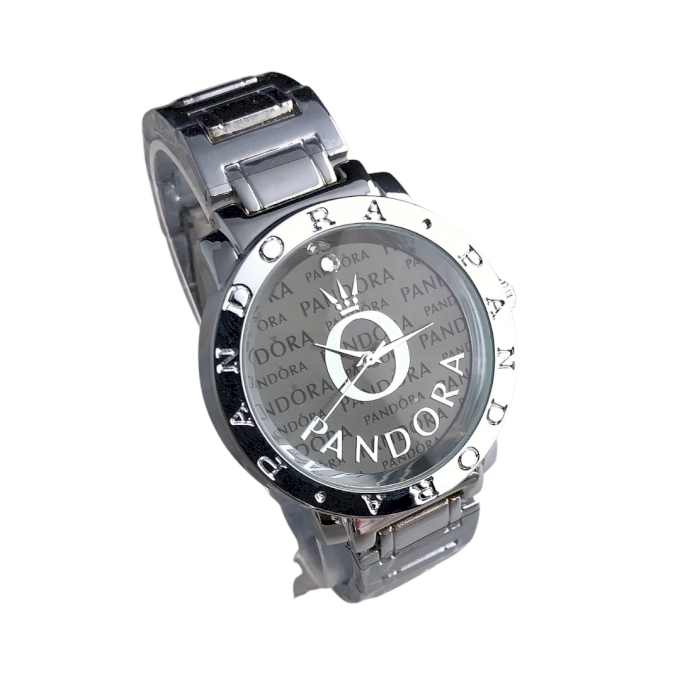 RELÒGIO PRATA FUNDO TRANSPARENTE PAN