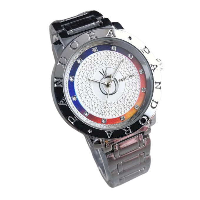 RELÓGIO CORES PRATA PAN