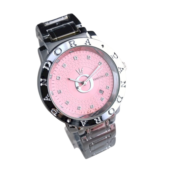 RELÓGIO FUNDO ROSA PAND