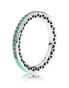 ANEL PAND VERDE RADIANTE - PRATA 925