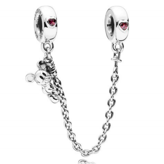 TRAVA BERLOQUE MICKEY PAN - PRATA 925