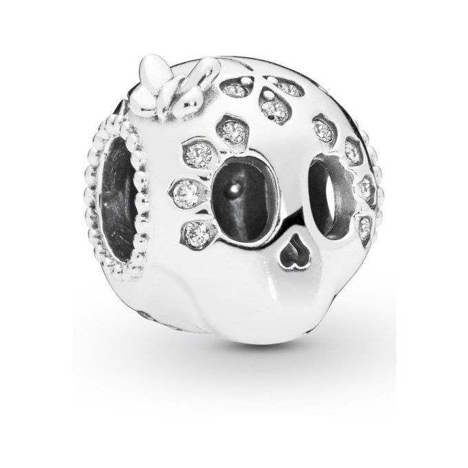 BERLOQUE CAVEIRA DA SORTE PAND- PRATA 925