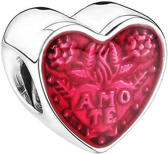 BERLOQUE CORAÇÃO AMO TE PAND - PRATA 925