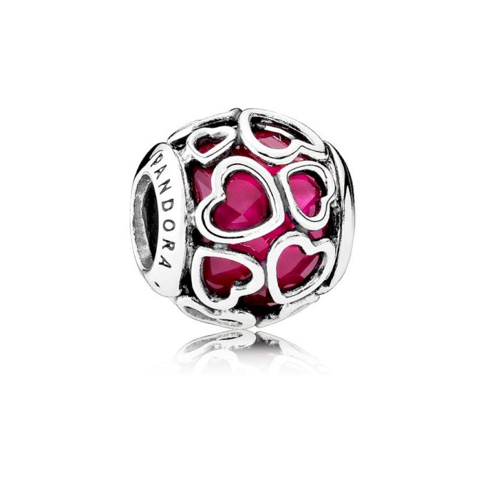 BERLOQUE HEART PINK - PRATA 925