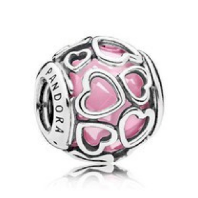 BERLOQUE HEART ROSE PAND - PRATA 925