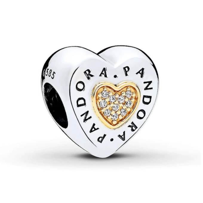 BERLOQUE CORAÇÃO PAND DETALHES - PRATA 925