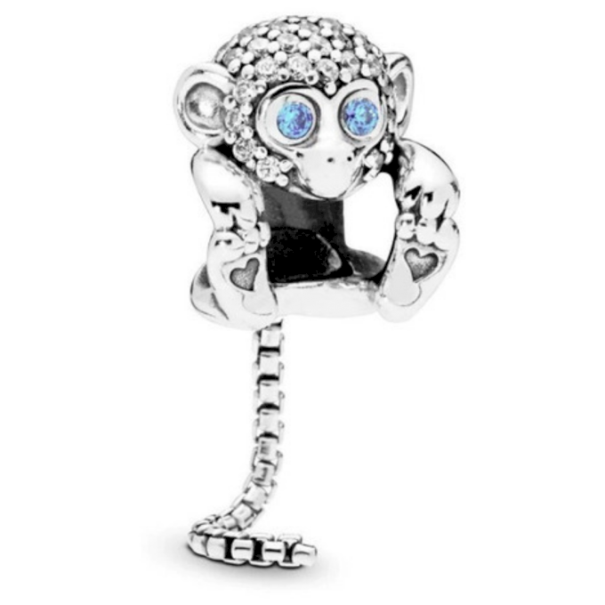 BERLOQUE MACACO PAND - PRATA 925