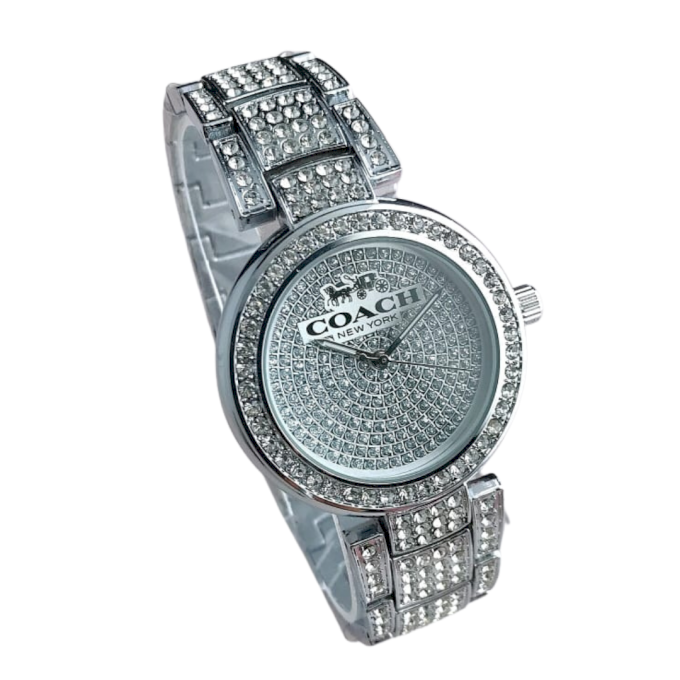 RELÓGIO PRATA CRAVEJADO CH