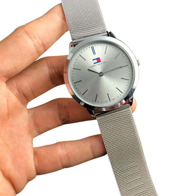 RELÓGIO TY PRATA ELEGANTE