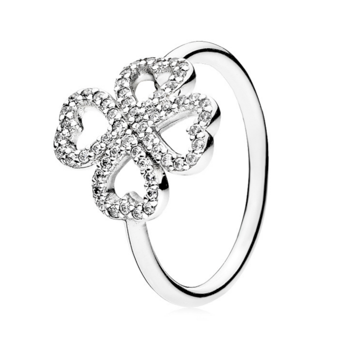 ANEL TREVO PAND - PRATA 925