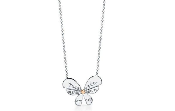 COLAR TIFF BUTTERFLY- PRATA 925