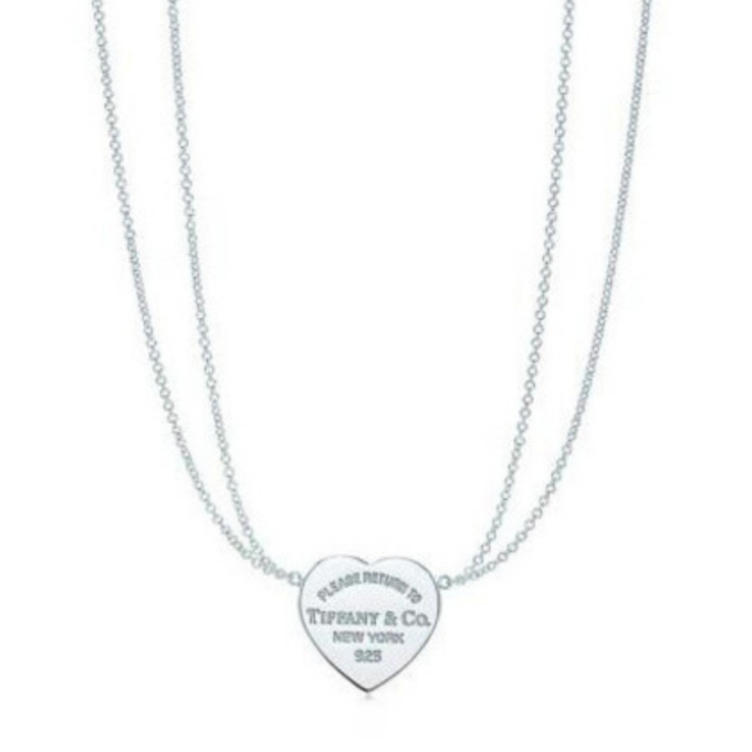 COLAR DUPLA CAMADA TIFFA - PRATA 925