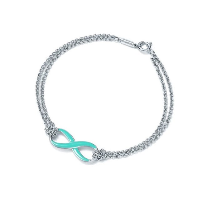 PULSEIRA INFINTO CYAN TIFFA - PRATA 925
