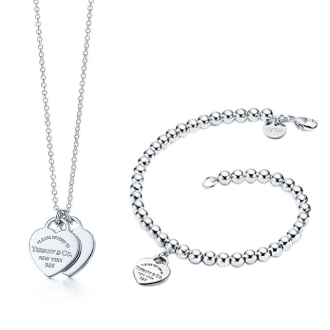 CONJUNTO TIFFA PRATA - PRATA 925