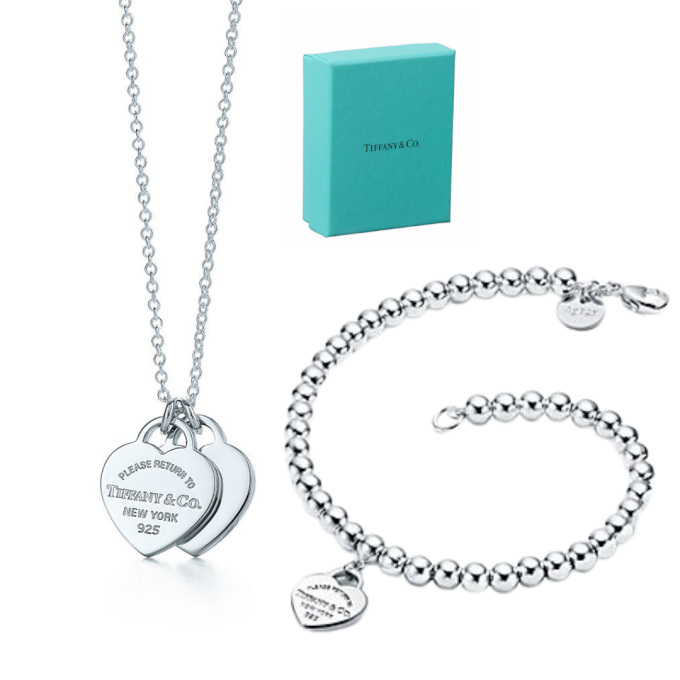 CONJUNTO TIFFA PRATA + CAIXA BLUE - PRATA 925