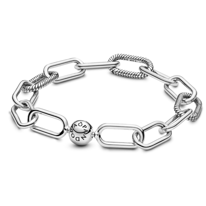 PULSEIRA CORRENTE LINK PAND - PRATA 925