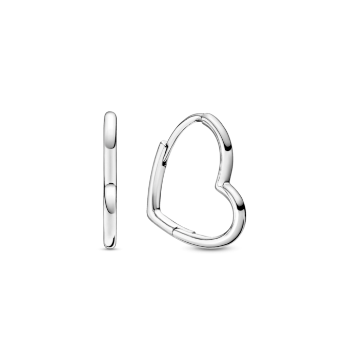 BRINCO CORAÇÃO SMALL PAND - PRATA 925