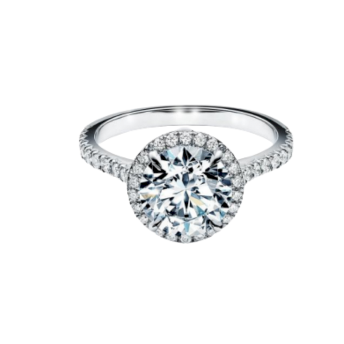 ANEL CIRCULO CRAVEJADO TIFFA - PRATA 925