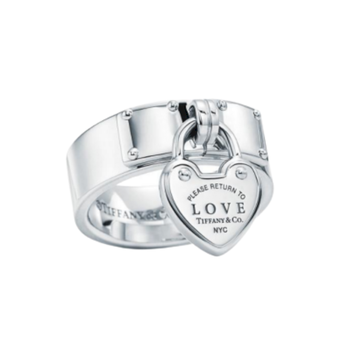 ANEL CADEADO TIFFA - PRATA 925