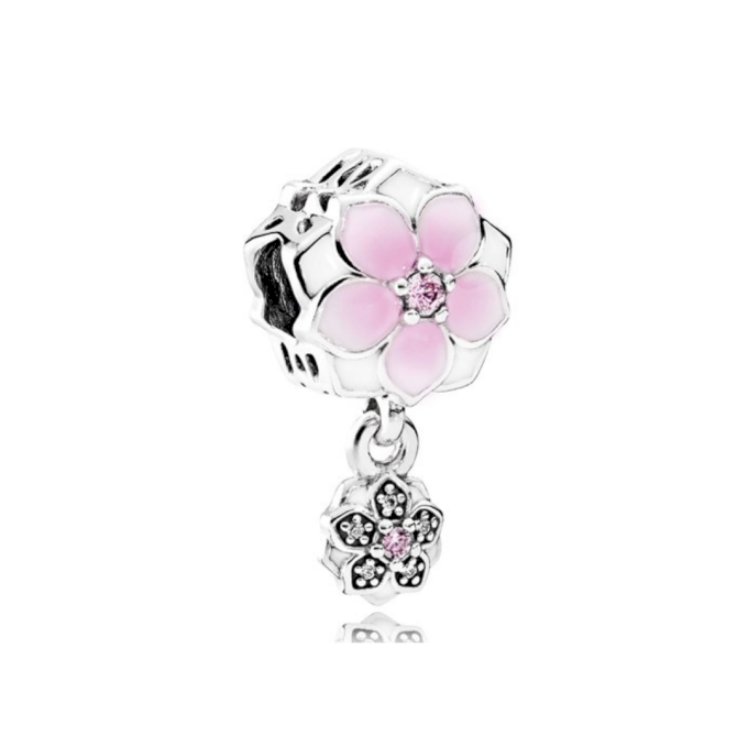 BERLOQUE FLOR PENDENTE PAND - PRATA 925.