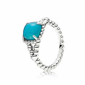 ANEL AZUL VIBRANTE PAN - PRATA 925