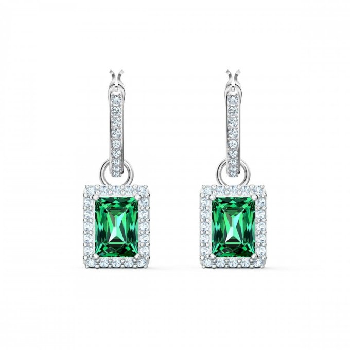 BRINCO GREEN ESMERALDA - BANHADO A PRATA