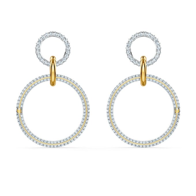 BRINCO ARGOLA LUXURY SWA - BANHADO A PRATA